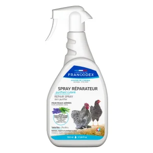 Francodex | Spray Réparateur Purifiant Cutané pour Volaille 500ml