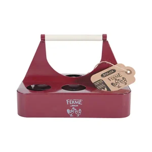 Zolux | Porte Œuf en Métal Grenat 21.5 x 15 x 14.5cm